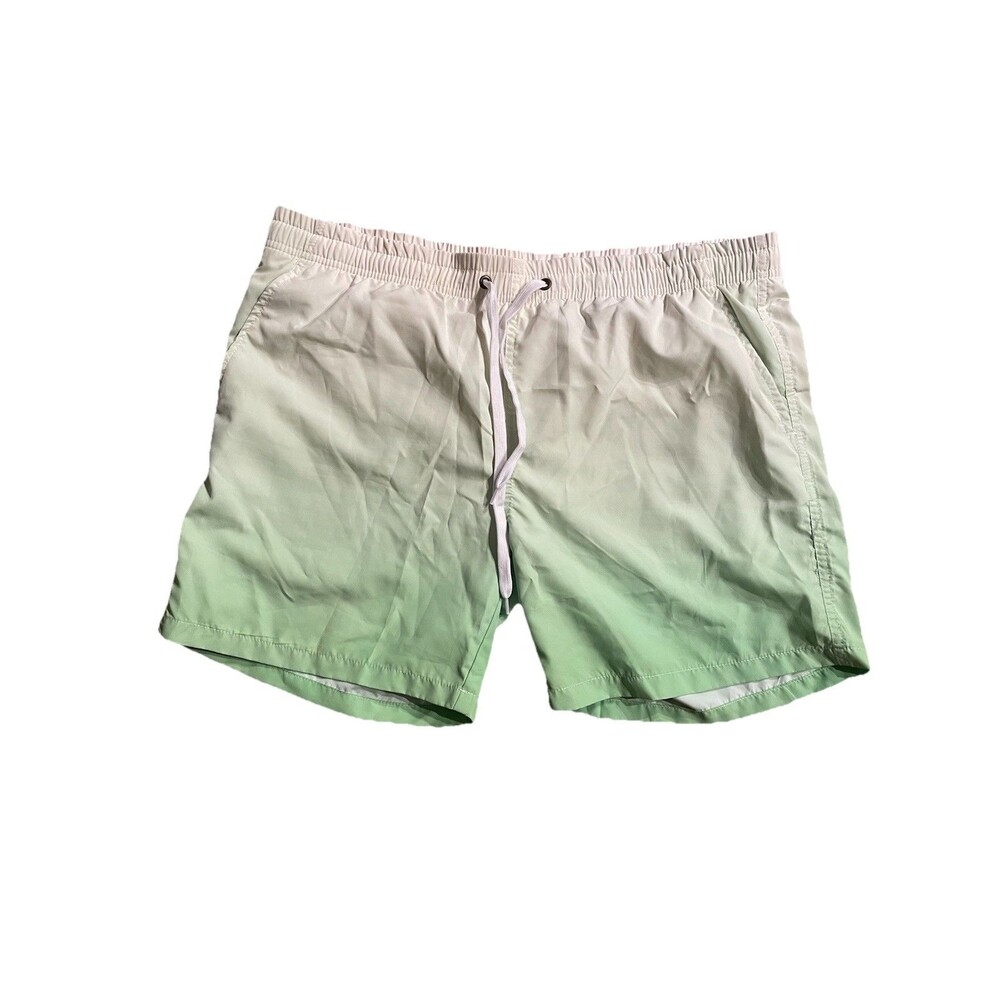 Kenmax Trunks Surf & Swim Men’s Board Shorts Size L Elastic Waist Swim Trunks